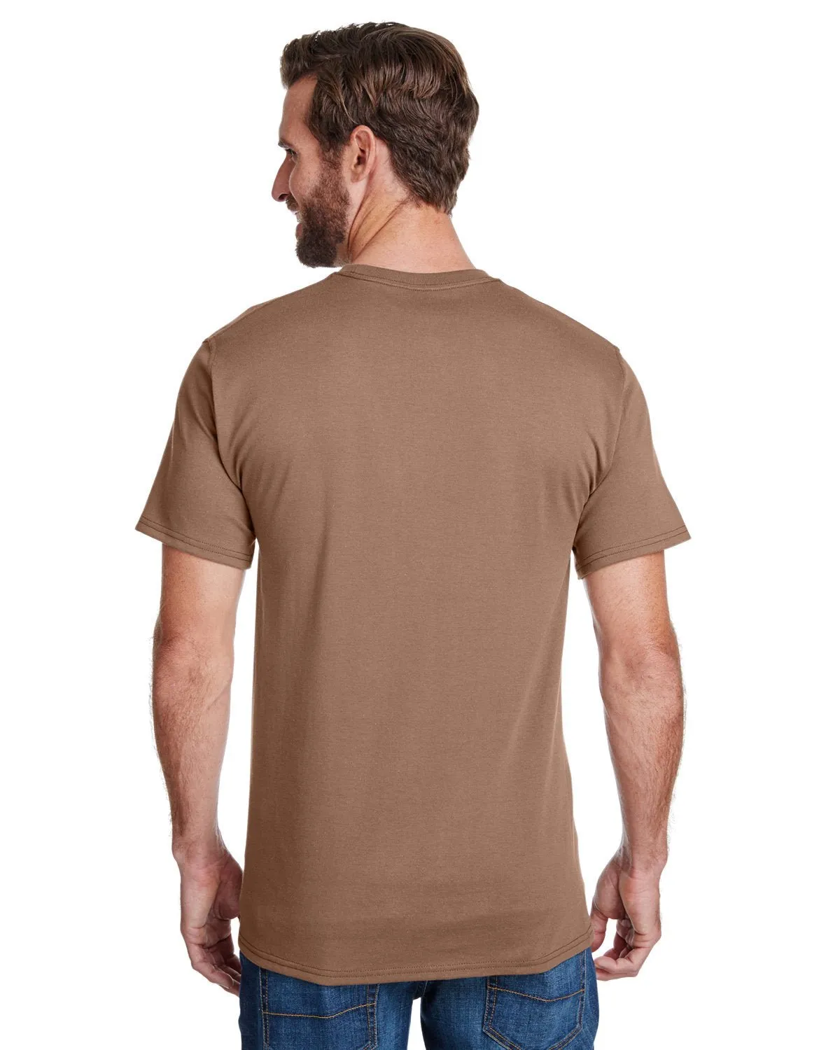 W110-Hanes-ARMY BROWN