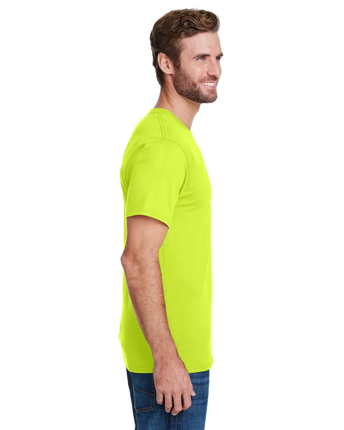 W110-Hanes-SAFETY GREEN